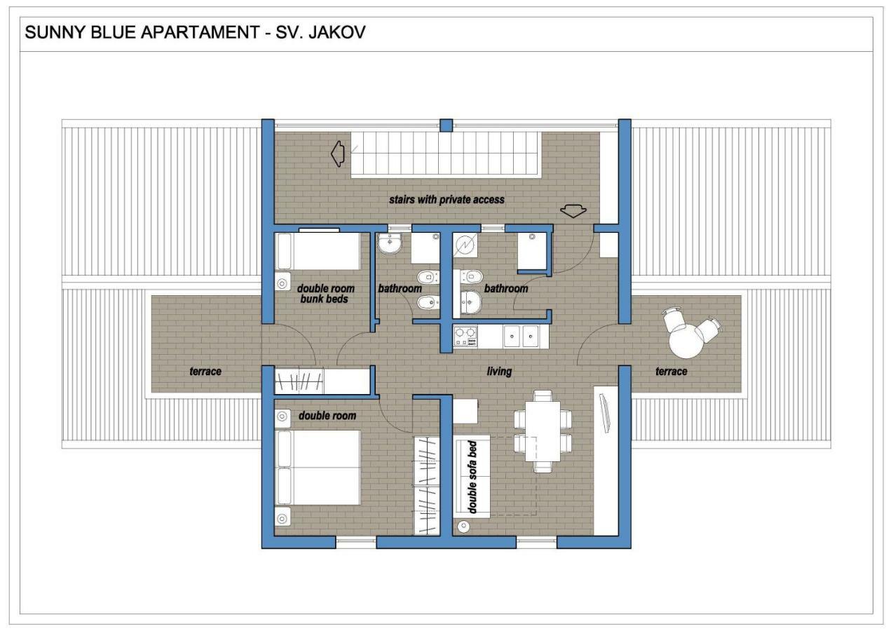 Sunny Blue Apartament 네레자인 외부 사진